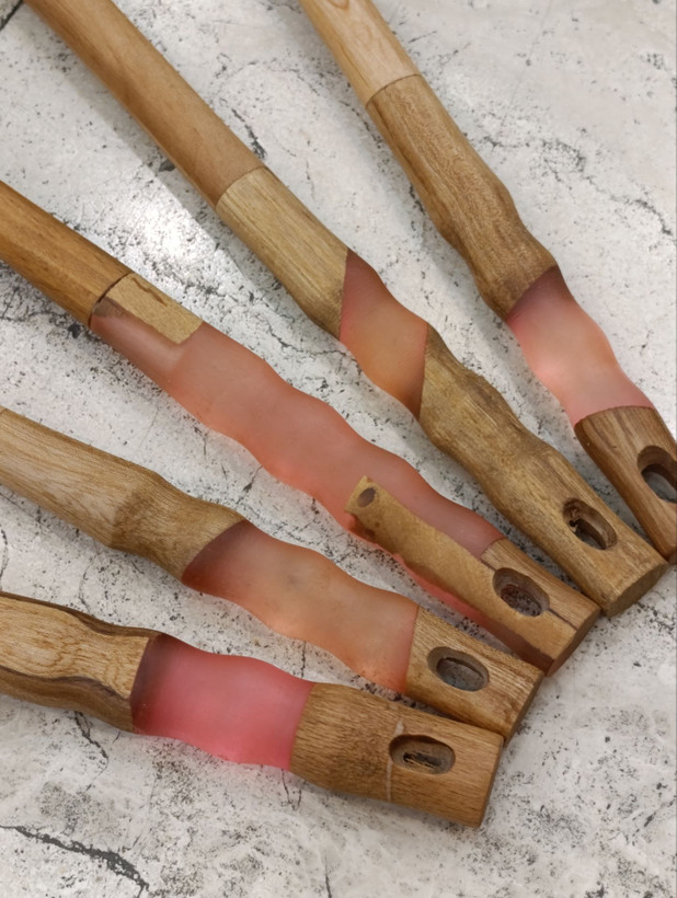 ست 5پارچه کفگیر ملاقه چوبی