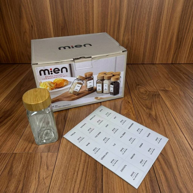 ست جا ادویه 12 پارچه برند mien