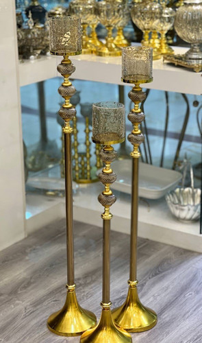 شمعدان کنارسالنی سلطنتی سه سایز