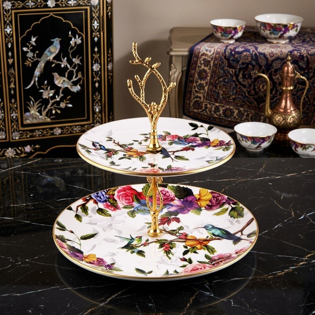 شیرینی خوری ۲طبقه ترک از برند گونل gönül