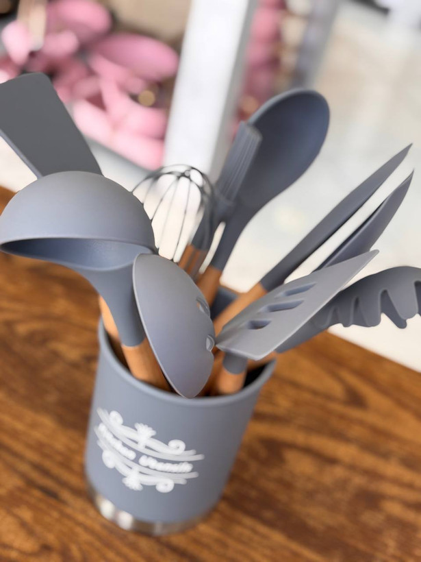 ست کامل ابزار اشپزخانه 12 پارچه Utensil Set🩶