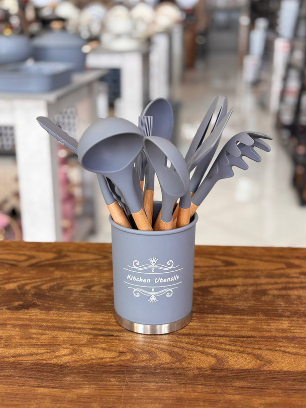 ست کامل ابزار اشپزخانه 12 پارچه Utensil Set🩶